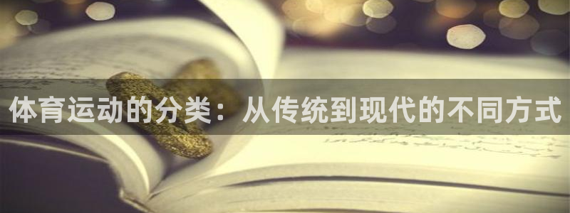 体育运动的分类：从传统到现代的不同方式