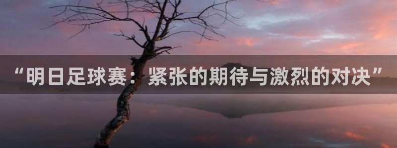 “明日足球赛：紧张的期待与激烈的对决”
